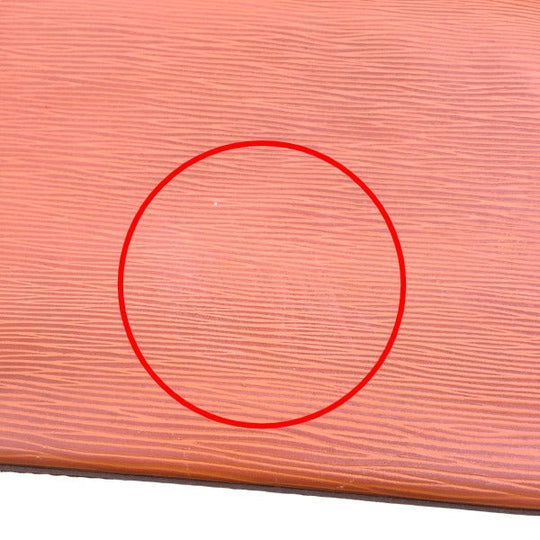 LOUIS VUITTON Tote Bag M40884 Epi Leather Orange Tote Bag Epi Neverfull MM Women Used Authentic