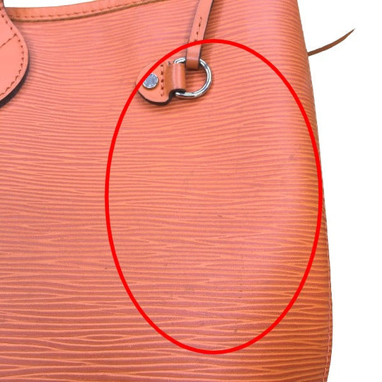 LOUIS VUITTON Tote Bag M40884 Epi Leather Orange Tote Bag Epi Neverfull MM Women Used Authentic