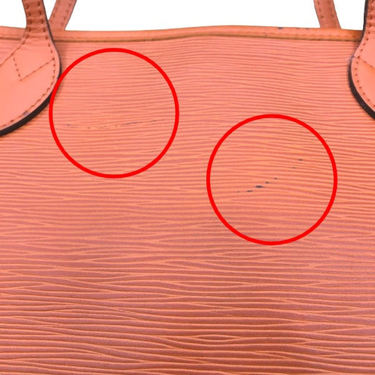 LOUIS VUITTON Tote Bag M40884 Epi Leather Orange Tote Bag Epi Neverfull MM Women Used Authentic