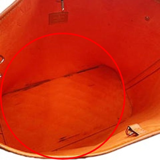 LOUIS VUITTON Tote Bag M40884 Epi Leather Orange Tote Bag Epi Neverfull MM Women Used Authentic