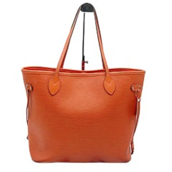 LOUIS VUITTON Tote Bag M40884 Epi Leather Orange Tote Bag Epi Neverfull MM Women Used Authentic