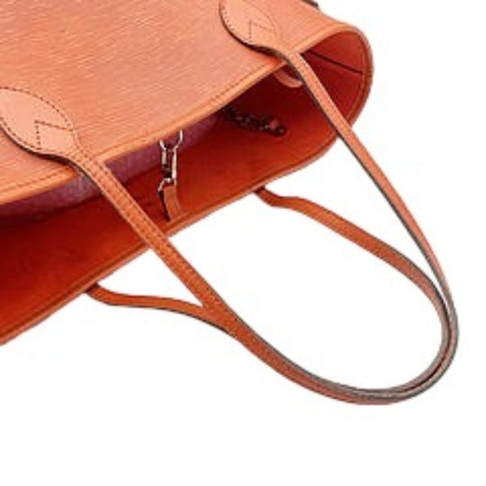 LOUIS VUITTON Tote Bag M40884 Epi Leather Orange Tote Bag Epi Neverfull MM Women Used Authentic
