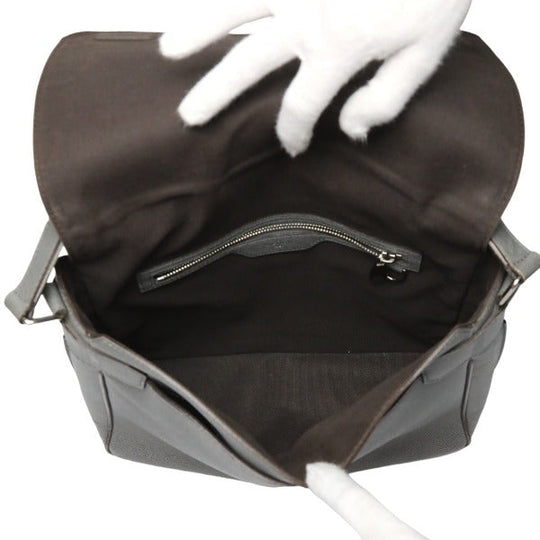 LOUIS VUITTON Shoulder Bag M32623 Taiga Leather gray Men's men's Taiga Roman MM mens Used Authentic