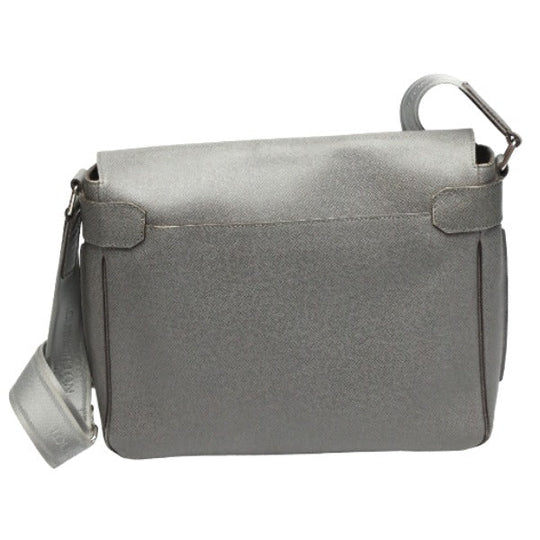 LOUIS VUITTON Shoulder Bag M32623 Taiga Leather gray Men's men's Taiga Roman MM mens Used Authentic