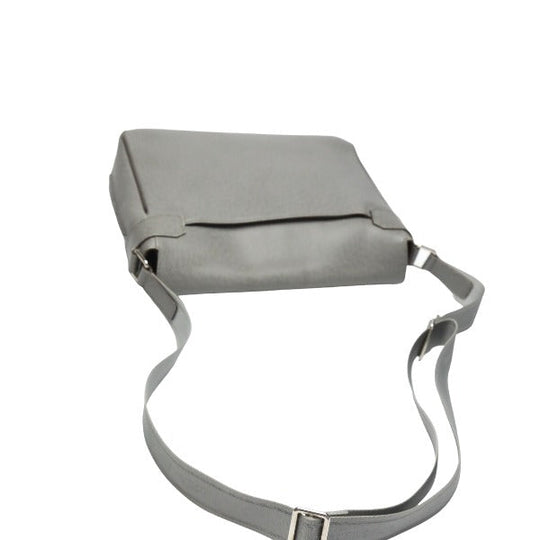LOUIS VUITTON Shoulder Bag M32623 Taiga Leather gray Men's men's Taiga Roman MM mens Used Authentic