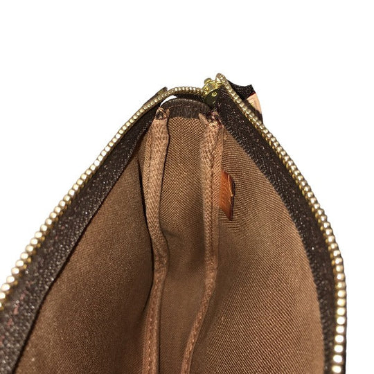 LOUIS VUITTON Pouch M40712 Monogram canvas Brown Pochette Monogram Accessoires Women Used Authentic