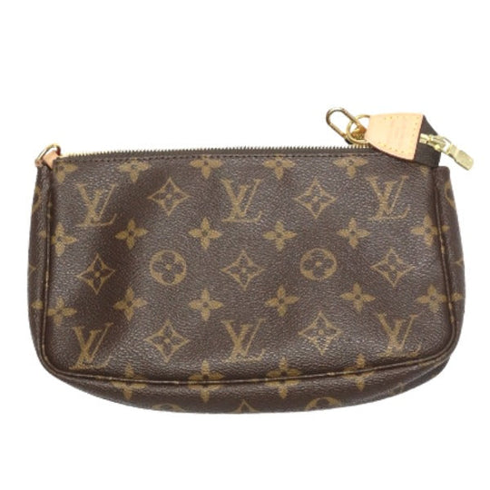 LOUIS VUITTON Pouch M40712 Monogram canvas Brown Pochette Monogram Accessoires Women Used Authentic