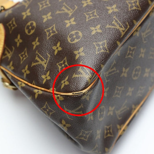 LOUIS VUITTON Tote Bag M51154 Monogram canvas Brown bag Monogram Batignolles Horizontal Women Used Authentic