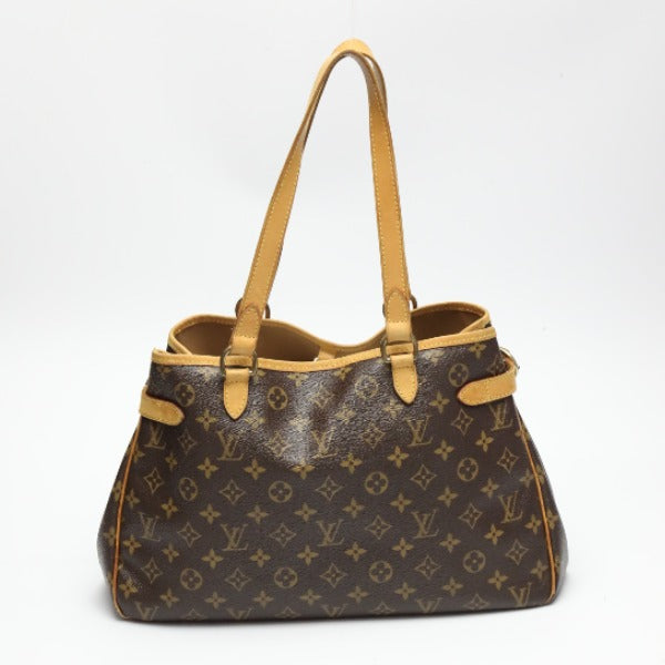 LOUIS VUITTON Tote Bag M51154 Monogram canvas Brown bag Monogram Batignolles Horizontal Women Used Authentic