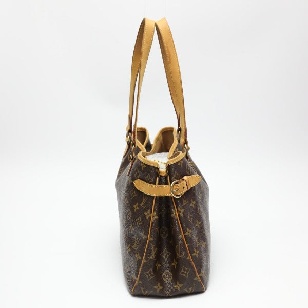 LOUIS VUITTON Tote Bag M51154 Monogram canvas Brown bag Monogram Batignolles Horizontal Women Used Authentic