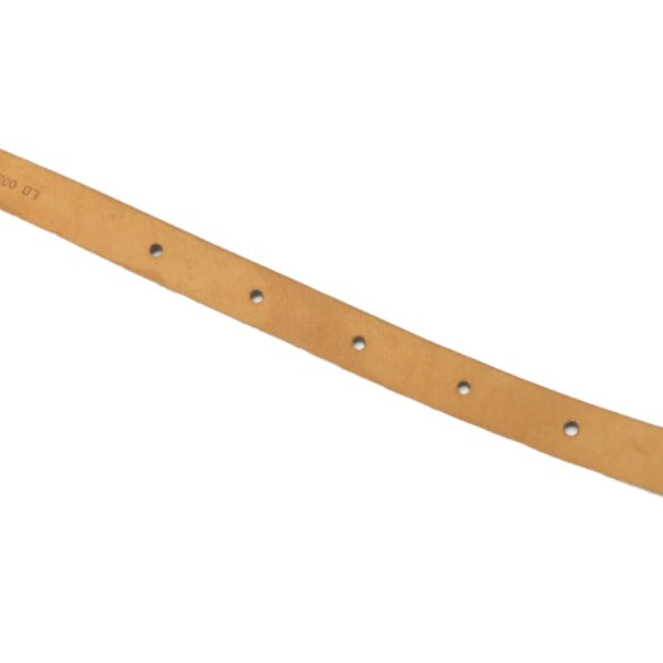 LOUIS VUITTON belt PVC, Leather beige belt Saintur Women Used Authentic