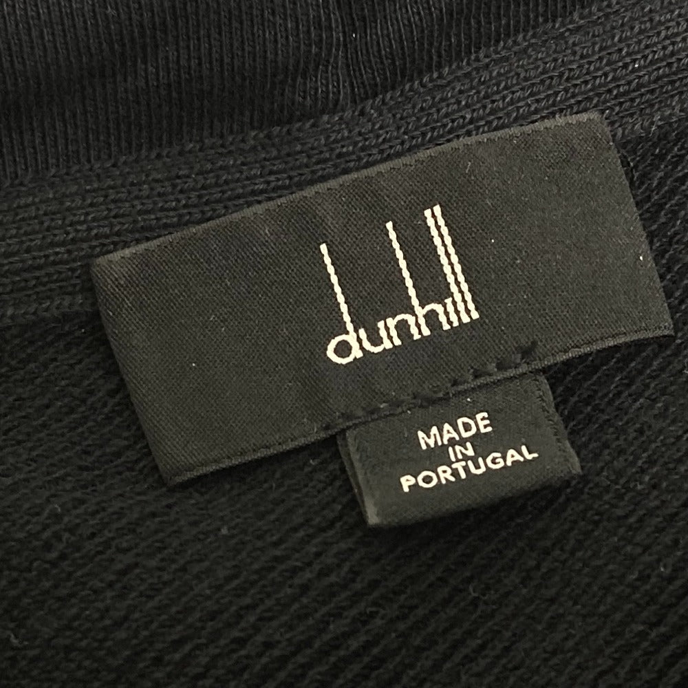 Dunhill Hoodie cotton black logo Apparel Tops mens L Used Authentic