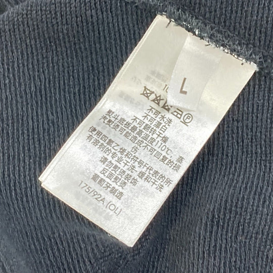 Dunhill Hoodie cotton black logo Apparel Tops mens L Used Authentic