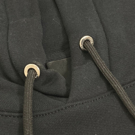 Dunhill Hoodie cotton black logo Apparel Tops mens L Used Authentic