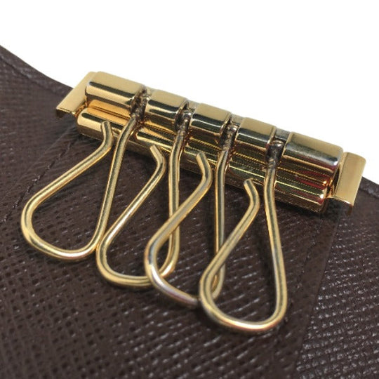 LOUIS VUITTON Key case Key holder  N62631 Damier canvas Brown Key case for 4 Key holder Damier Multicles4 unisex(Unisex) Used Authentic