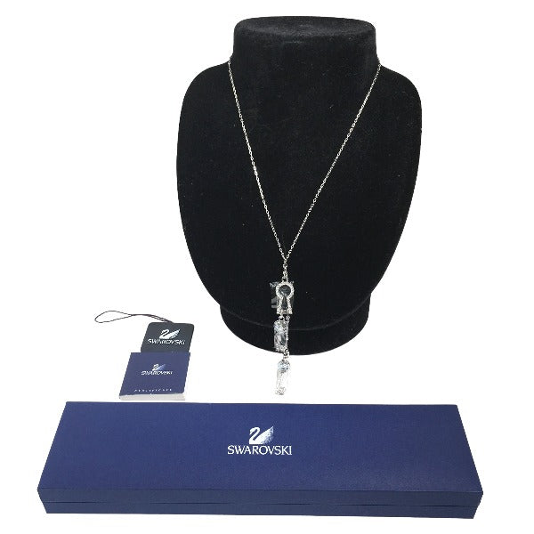 SWAROVSKI Necklace Not specified Silver KeyNecklace key motif top Women Used Authentic