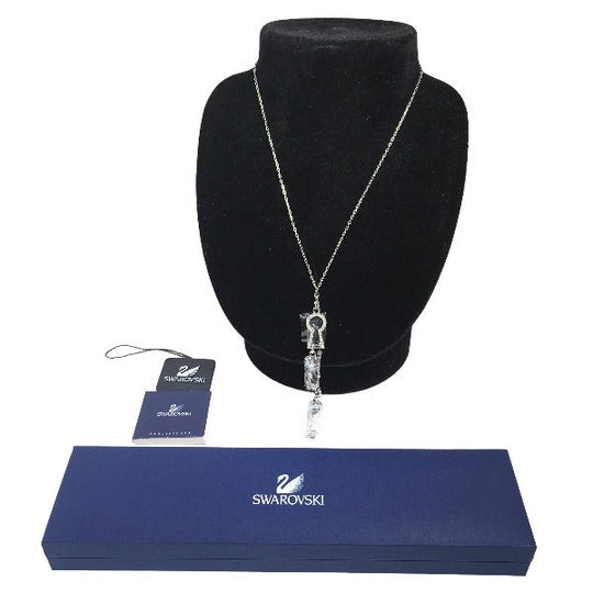 SWAROVSKI Necklace Not specified Silver KeyNecklace key motif top Women Used Authentic