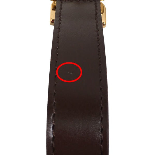LOUIS VUITTON strap Damier canvas, leather Brown strap Damier pegas accessories Women(Unisex) Used Authentic
