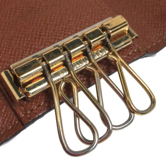 LOUIS VUITTON Key case Key holder  M69517 Monogram canvas Brown for 4 Monogram Multicles4 unisex(Unisex) Used Authentic