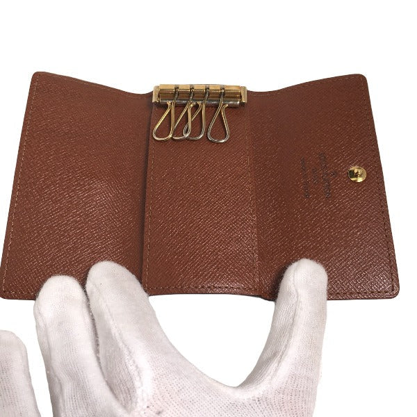 LOUIS VUITTON Key case Key holder  M69517 Monogram canvas Brown for 4 Monogram Multicles4 unisex(Unisex) Used Authentic