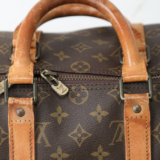 LOUIS VUITTON Boston Duffel bag M41428 Monogram canvas Brown Keepall 45 Monogram Travel bag Women(Unisex) Used Authentic