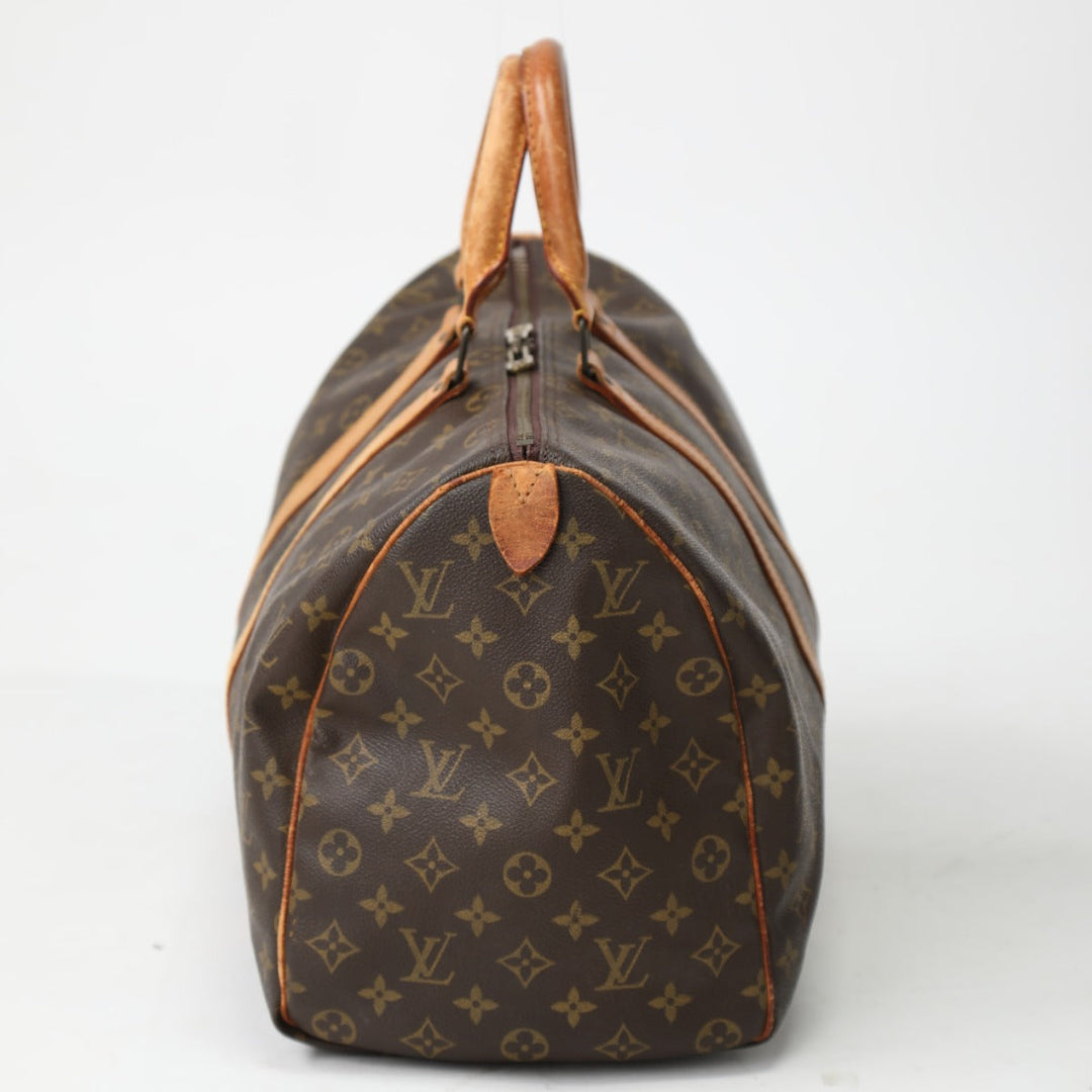 LOUIS VUITTON Boston Duffel bag M41428 Monogram canvas Brown Keepall 45 Monogram Travel bag Women(Unisex) Used Authentic