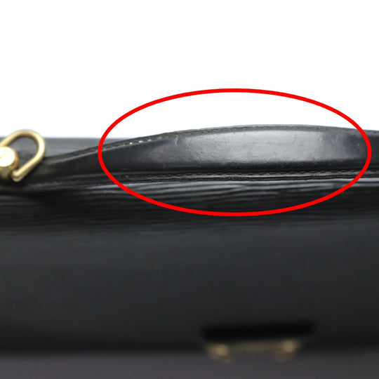 LOUIS VUITTON Business bag M54462 Epi Leather Noir Business bag Epi Porto de cuman bandouliere mens Used Authentic