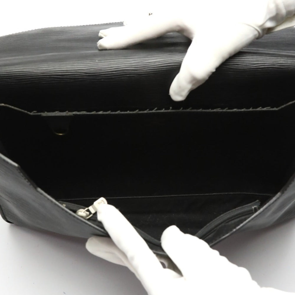 LOUIS VUITTON Business bag M54462 Epi Leather Noir Business bag Epi Porto de cuman bandouliere mens Used Authentic