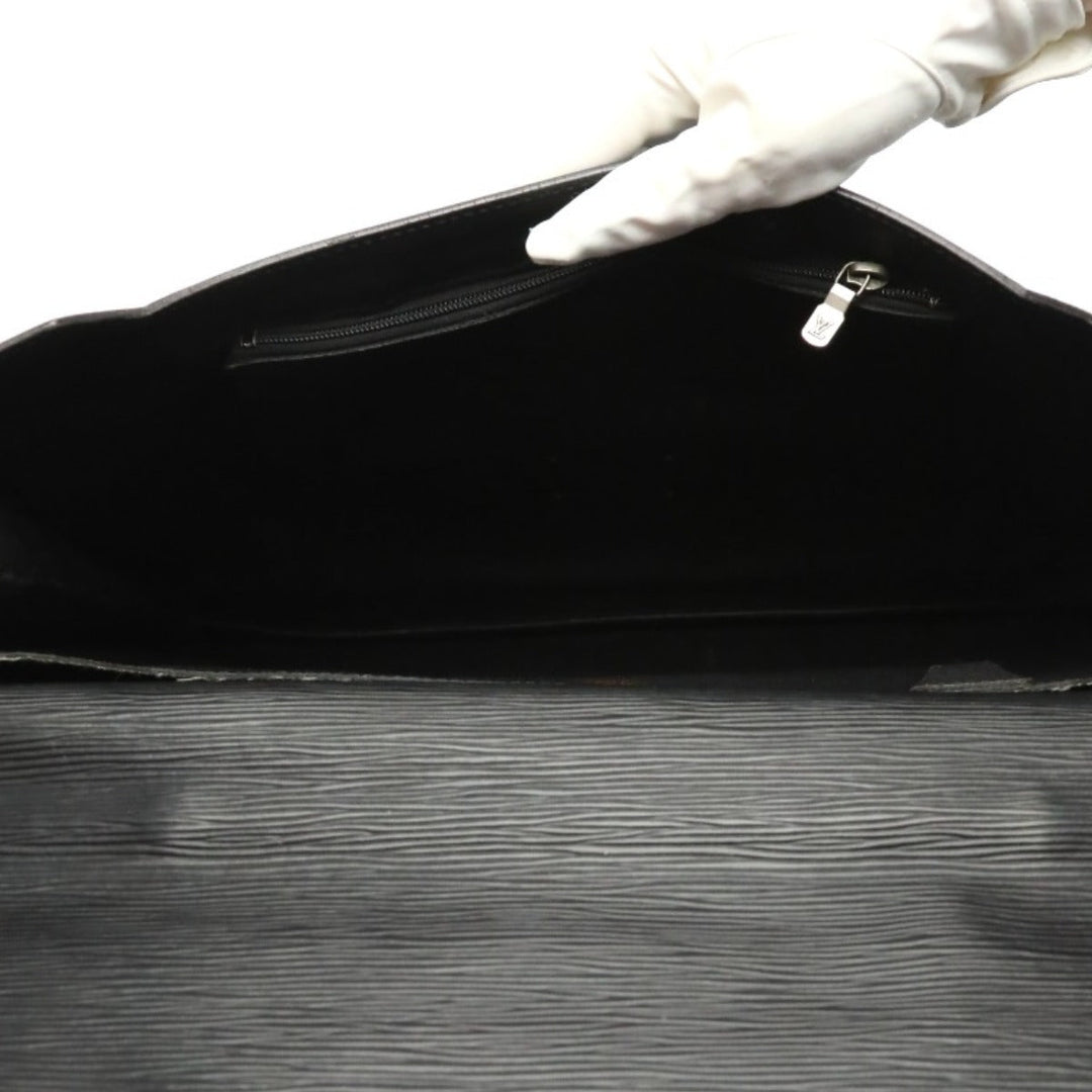 LOUIS VUITTON Business bag M54462 Epi Leather Noir Business bag Epi Porto de cuman bandouliere mens Used Authentic