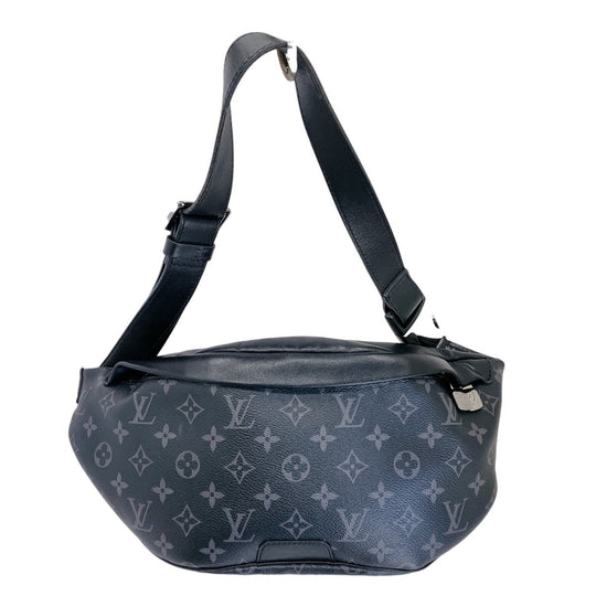 LOUIS VUITTON Sling bag M46035 Monogram canvas black Sling bag Monogram Eclipse Canvas Discovery Bum Bag mens Used Authentic