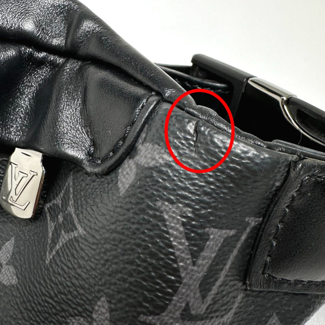 LOUIS VUITTON Sling bag M46035 Monogram canvas black Sling bag Monogram Eclipse Canvas Discovery Bum Bag mens Used Authentic