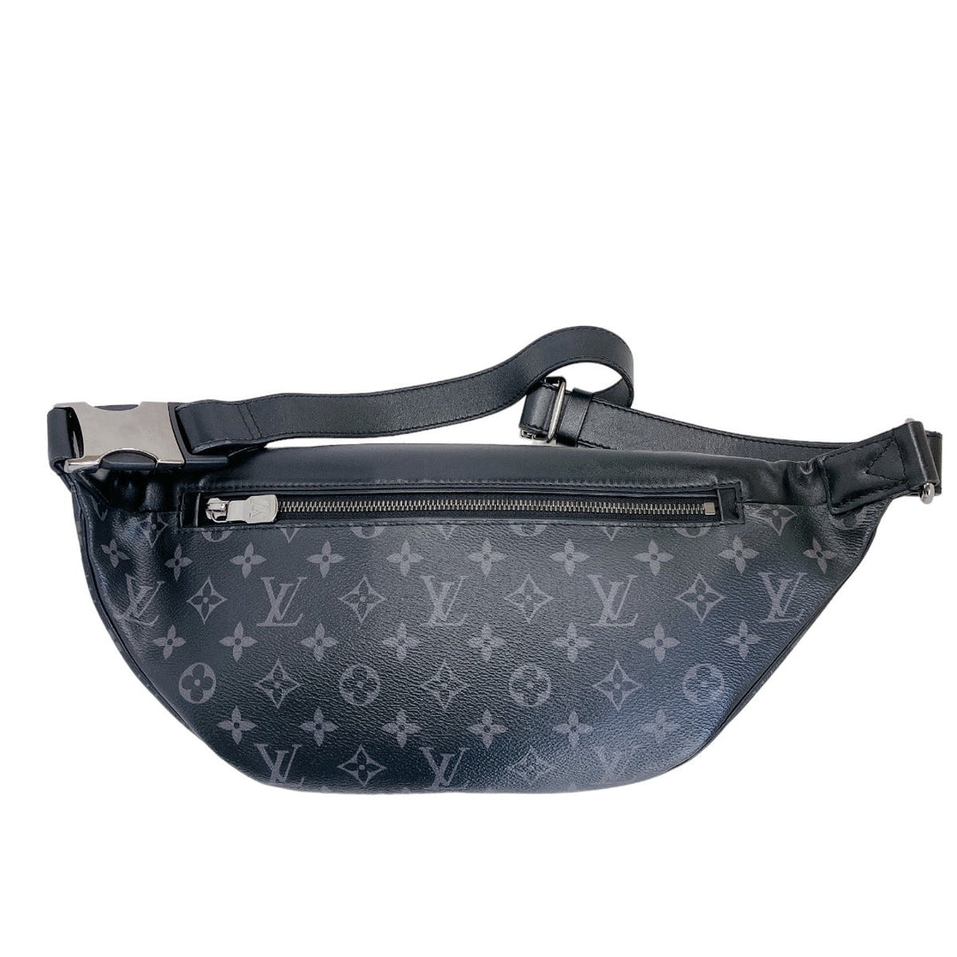 LOUIS VUITTON Sling bag M46035 Monogram canvas black Sling bag Monogram Eclipse Canvas Discovery Bum Bag mens Used Authentic