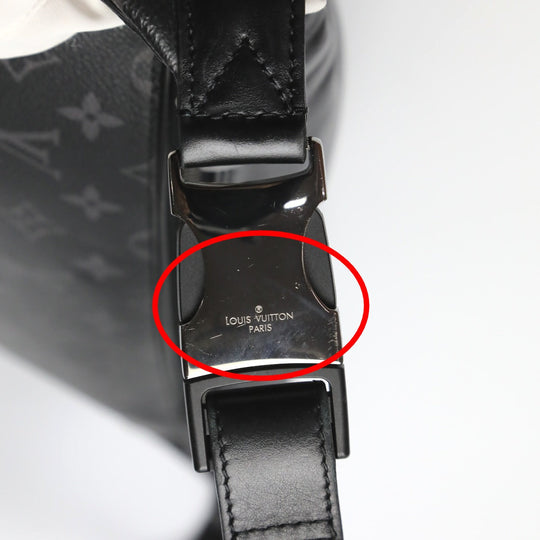 LOUIS VUITTON Sling bag M46035 Monogram canvas black Sling bag Monogram Eclipse Canvas Discovery Bum Bag mens Used Authentic