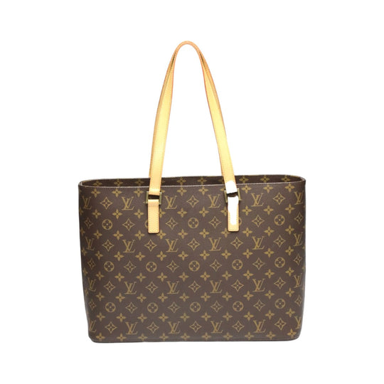 LOUIS VUITTON Tote Bag M51155 Monogram canvas Brown Tote Bag Monogram Luco Women Used Authentic