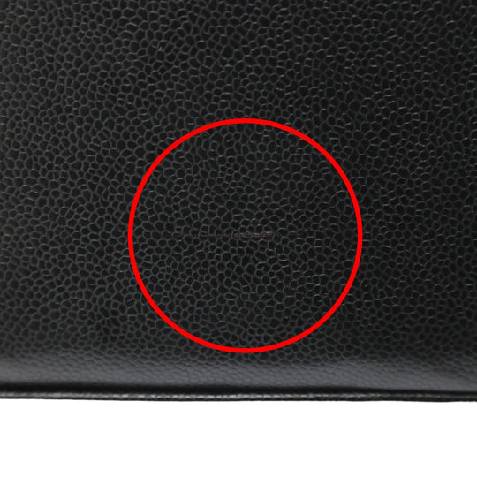 CHANEL Tote Bag Matt caviar skin black Handbag Caviar skin Replica Tote Women Used Authentic