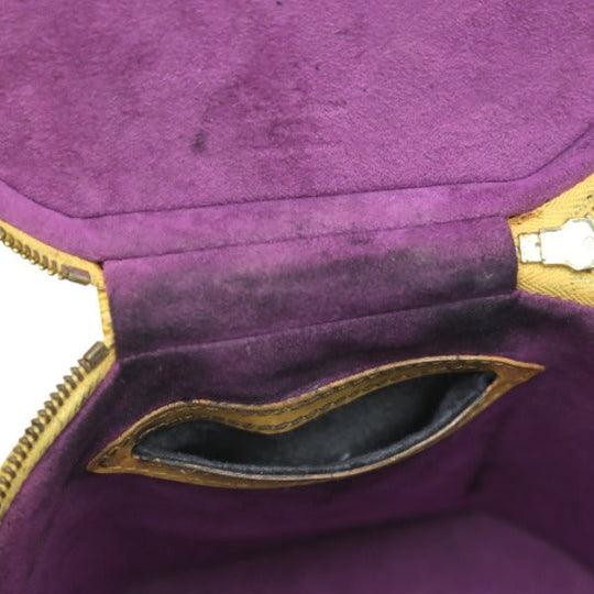 LOUIS VUITTON Vanity bag M48039 Epi Leather Tassiri Yellow bag Epi Cannes Women Used Authentic