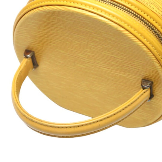 LOUIS VUITTON Vanity bag M48039 Epi Leather Tassiri Yellow bag Epi Cannes Women Used Authentic