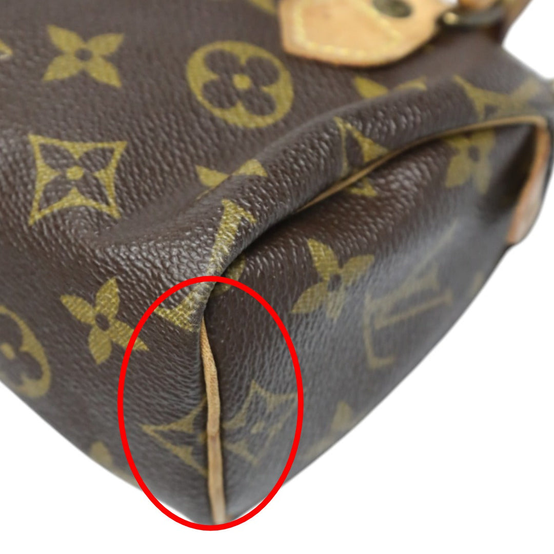 LOUIS VUITTON Other bag M41534 Monogram canvas Brown Mini bag Monogram Mini speedy Women Used Authentic