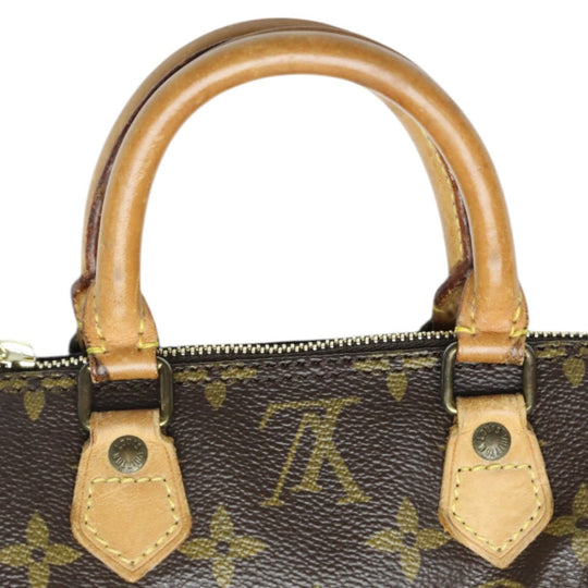 LOUIS VUITTON Other bag M41534 Monogram canvas Brown Mini bag Monogram Mini speedy Women Used Authentic