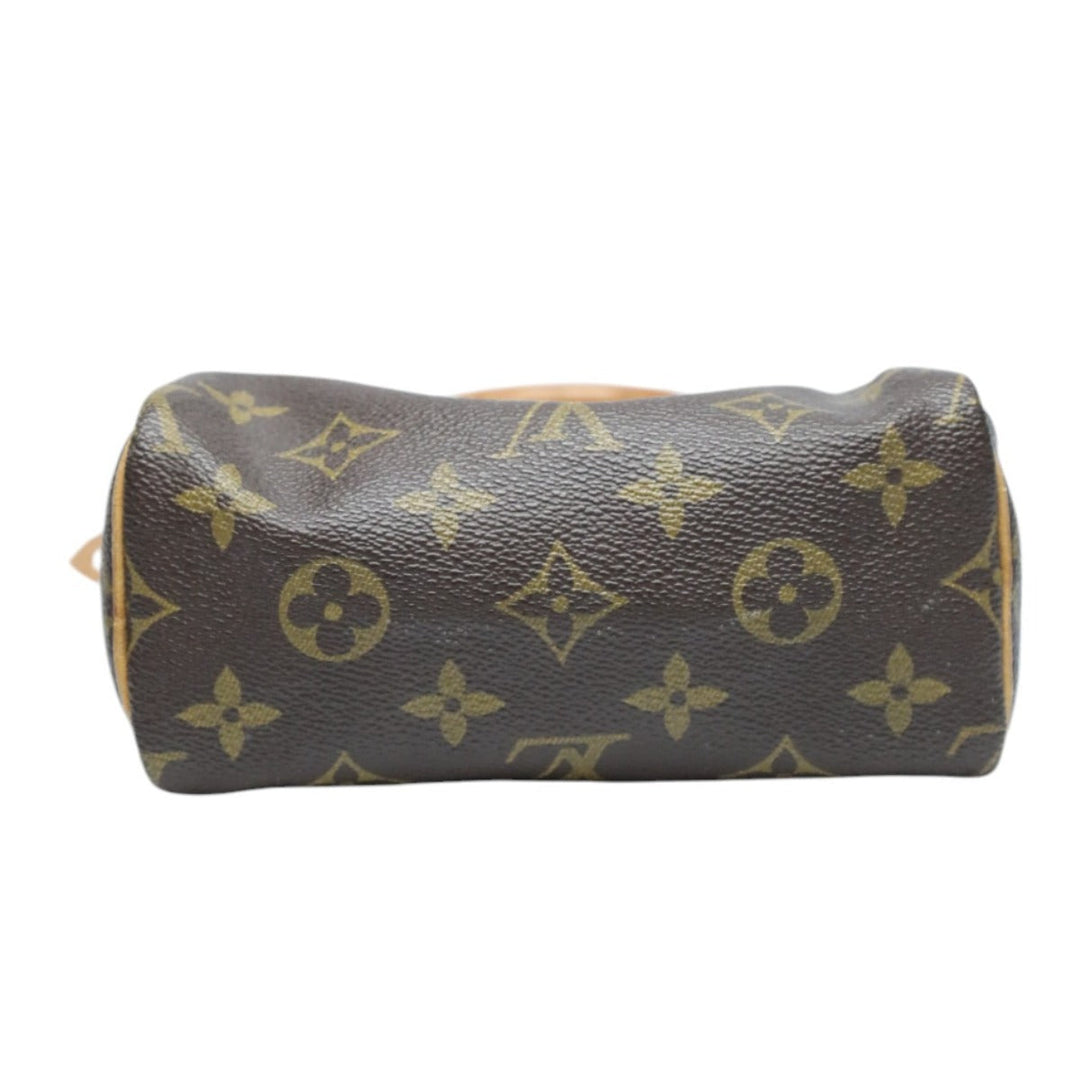 LOUIS VUITTON Other bag M41534 Monogram canvas Brown Mini bag Monogram Mini speedy Women Used Authentic