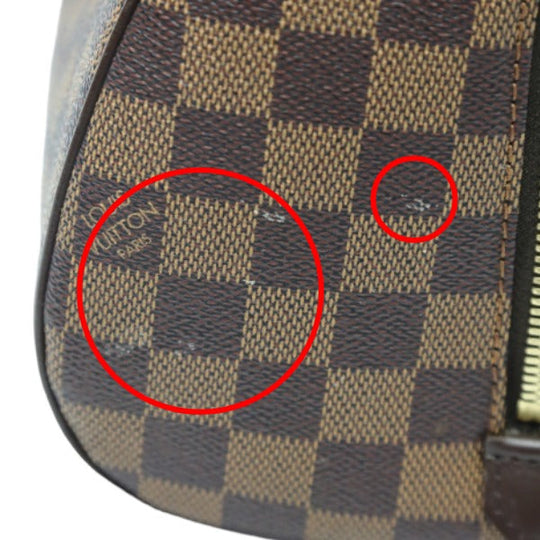 LOUIS VUITTON Handbag N41434  Damier canvas Brown Handbag Damier Rivera MM Women Used Authentic