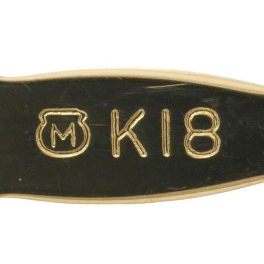 MIKIMOTO Necklace K18 Yellow Gold, Diamond, Pearl gold Diamond Pearl 18K Women Used Authentic