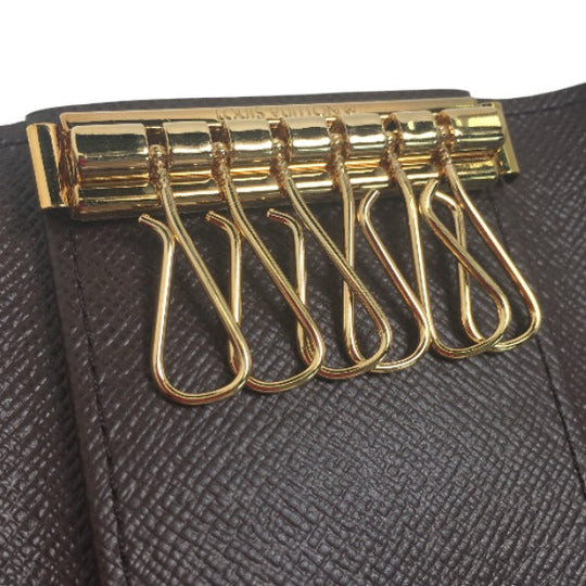 LOUIS VUITTON Key case Key holder  N62630 Damier canvas Brown Key case Key holder for 6 pieces Damier Multicles6 unisex(Unisex) Used Authentic