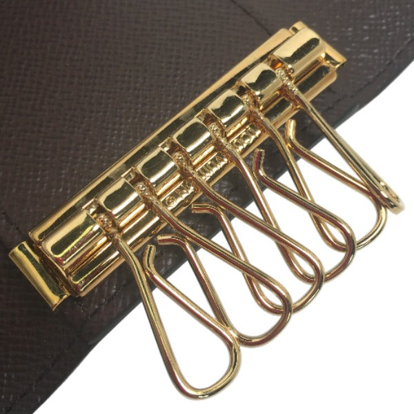 LOUIS VUITTON Key case Key holder  N62630 Damier canvas Brown Key case Key holder for 6 pieces Damier Multicles6 unisex(Unisex) Used Authentic