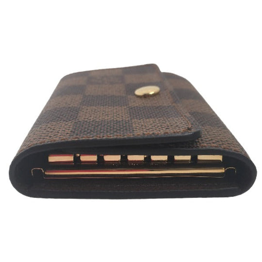 LOUIS VUITTON Key case Key holder  N62630 Damier canvas Brown Key case Key holder for 6 pieces Damier Multicles6 unisex(Unisex) Used Authentic