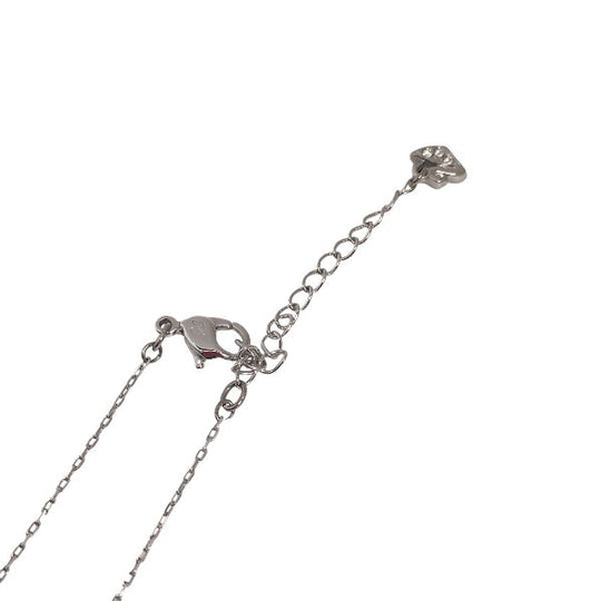 SWAROVSKI Pierce Silver925 Silver Pierce heart Necklace & Pierce 2-piece set Women Used Authentic