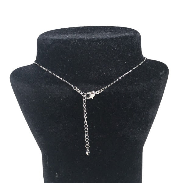 SWAROVSKI Pierce Silver925 Silver Pierce heart Necklace & Pierce 2-piece set Women Used Authentic