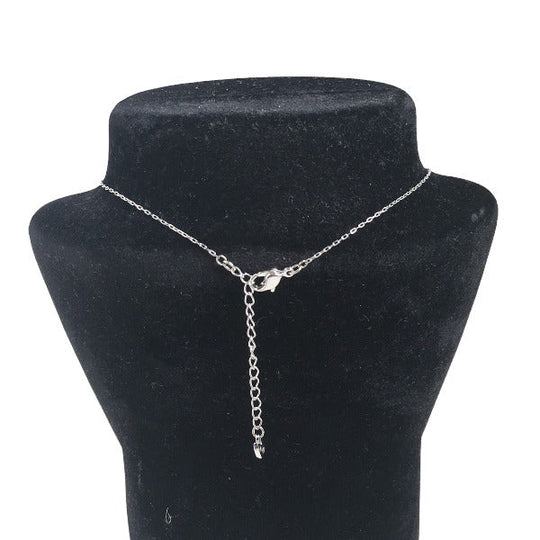 SWAROVSKI Pierce Silver925 Silver Pierce heart Necklace & Pierce 2-piece set Women Used Authentic