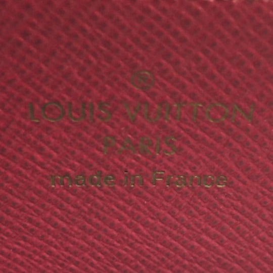 LOUIS VUITTON Long Wallet Purse M41895 Monogram canvas Fuchsia Zip Around Monogram Zippy wallet unisex(Unisex) Used Authentic