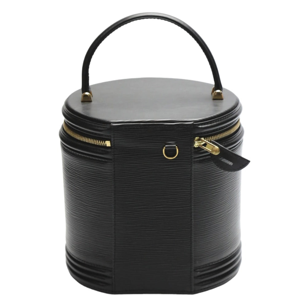 LOUIS VUITTON Handbag M48032 Epi Leather Creel black Cannes Epi Noir Women Used Authentic
